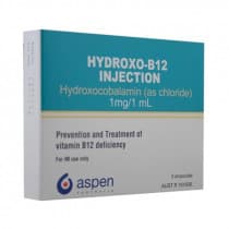Hydroxo-B12 Injection 1mg/1ml 3 Ampoules
