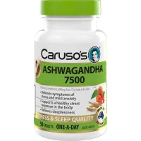 Carusos Ashwagandha 7500 50 Tablets