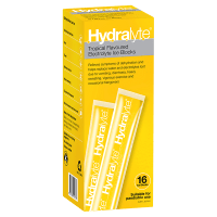 Hydralyte Electrolyte Ice Blocks Tropical 16 X 62.5ml Pack