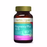 Herbs of Gold Pregnancy Plus 1 2 3 60 Tablets