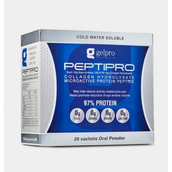 Buy Gelpro Peptipro Collagen Hydrolysate Sachets 15g 20 Pack Online