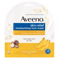 Aveeno Skin Relief Moisturising Foot Mask 1 Pair