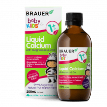 Brauer Baby & Kids Liquid Calcium with Magnesium & Zinc 200ml