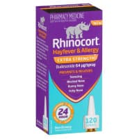 Rhinocort Hayfever And Allergy Extra Strength Nasal Spray 64mcg 120 Doses
