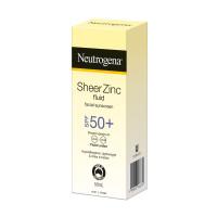 Neutrogena Sheer Zinc Face Fluid Sunscreen SPF50 Plus 50ml