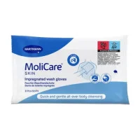 MoliCare Skin Wash Gloves 8 Pack