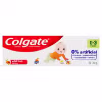 Colgate 0 Percent Artificial Anticavity Fluoride baby Toothpaste 0 to 3 Years Mild Fruit 80g