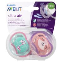 Avent Soother Ultra Air BPA Free 18m Plus 2 Pack