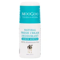 MooGoo Fresh Cream Deodorant Lemon Myrtle 60ml