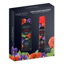 Yardley Gift Set Poppy And Violet EDT & Body Spray