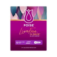 Poise LIVEFREE Ultra Thin Pads 12 Pack