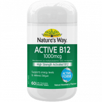 Natures Way Active B12 60 Tablets