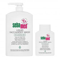 Sebamed Liquid Face & Body Wash (1L + 300ml) Bonus Pack 