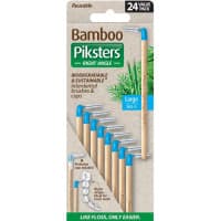 Piksters Bamboo Angled Interdental Brush Size 5 24 Pack