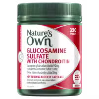 Natures Own Glucosamine Sulfate With Chondroitin 320 Tablets