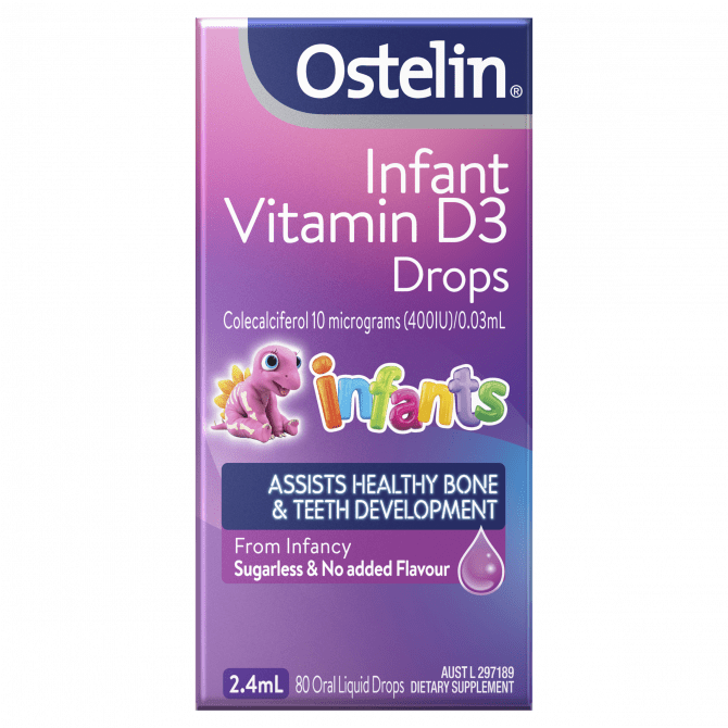 Buy Ostelin Infants Vitamin D3 Drops 2.4ml Online