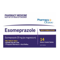 Pharmacy Choice Esomeprazole Heartburn Relief 14 Capsules