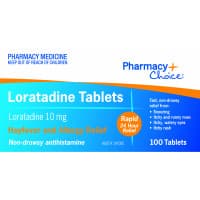 Pharmacy Choice Loratadine 100 Tablets