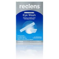 Reclens Saline Eye Wash Preservative Free Ampoule 10 x 15ml + 10 Eye Cups