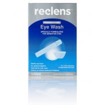 Reclens Saline Eye Wash Preservative Free Ampoule 10 x 15ml + 10 Eye Cups