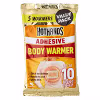 Hot Hands Adhesive Body Warmer 5 Pack