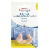 Surgipack Earex For Swimming Ear Plugs 1 Pair