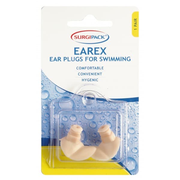 Buy Surgipack Earex For Swimming Ear Plugs 1 Pair Online