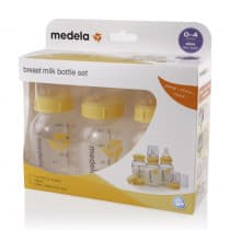 Medela Breastmilk Bottle 150ml with Wide Base Teat 3 Pack
