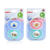 Pigeon MiniLight Pacifier Medium Twin Pack