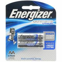 Energizer Ultimate Lithium AA Batteries 2 Pack