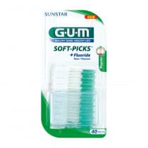 GUM Soft-Picks + Fluoride 40 Pack