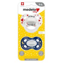 Medela Classic Day & Night Soother 0-6 Months Unisex 2 Pack