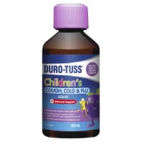 Duro tuss Childrens Cough Cold And Flu Liquid 200mL