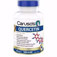 Carusos Quercetin 500mg 60 Tablets