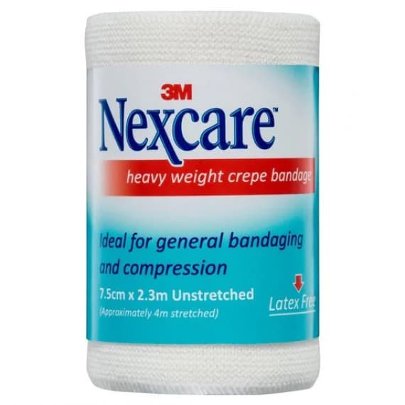 Nexcare Heavy Duty Crepe Bandage 7.5cm x 2.3m - Buy Muscle Support Online at Chemist Australia