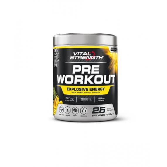 Buy Vital Strength PreWorkout Pineapple 225g Online