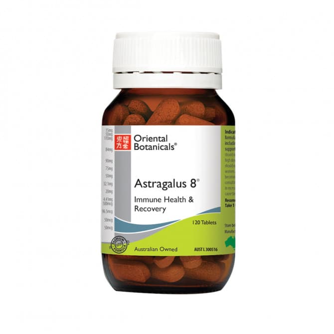 Buy Oriental Botanicals Astragalus 8 120 Tablets Online