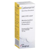 Cationorm Preservative Free Eye Drops 10ml