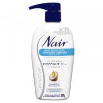 Nair Sensitive Hair Removal Shower Cream with Coconut Oil 357g