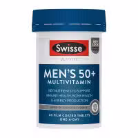 Swisse Mens Ultivite 50 Plus Multivitamin 60 Tablets 