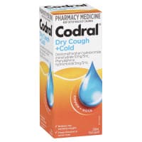 Codral Dry Cough Plus Cold Oral Liquid Berry 200mL
