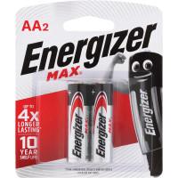 Energizer Max AA Alkaline Batteries 2 Pack