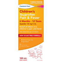Chemists Own Childrens Ibuprofen Pain And Fever 6 Months – 12 Years 100ml