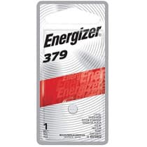 Energizer Battery Watch 379 Silver Oxide 1.5V 1 Pack