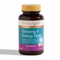 Herbs of Gold Ginseng 4 Energy Gold 60 Tablets
