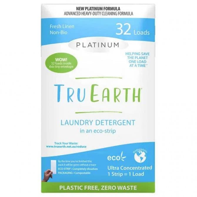 Shop Tru Earth Eco Strips Platinum Laundry Detergent Fresh Linen 32