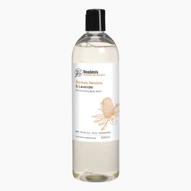 Buy Bosistos Banksia Nerolina & Lavender Moisturising Body Wash 500ml