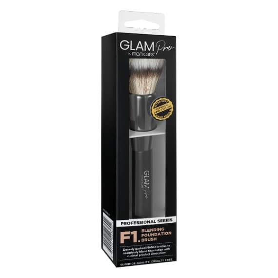 GLAM by Manicare Pro F1 Blending Foundation Brush for Smooth Finish | Chemist Australia