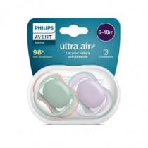 Philips Avent Ultra Air Soother 6 to 18 Silicone
