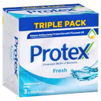 Protex Fresh Bar Soap Antibacterial Long Lasting Fresh 3 x 90g